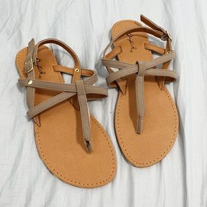 Beige Sandals